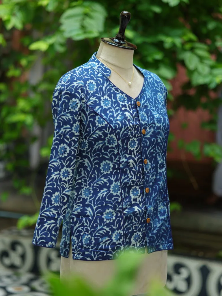 Indigo Infusion – Kurti in Indigo | Tilattama