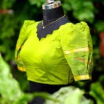 Pochampally Bow Backless - neon-green
