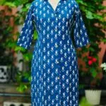 Indigo Infusion Collar Botton