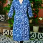 Indigo Infusion Collar Botton