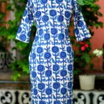 Indigo Infusion Collar Botton - indigo