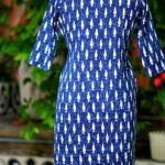Indigo Infusion Collar Botton - indigo