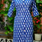 Indigo Infusion Collar Botton - indigo
