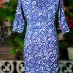Indigo Infusion Collar Botton - indigo