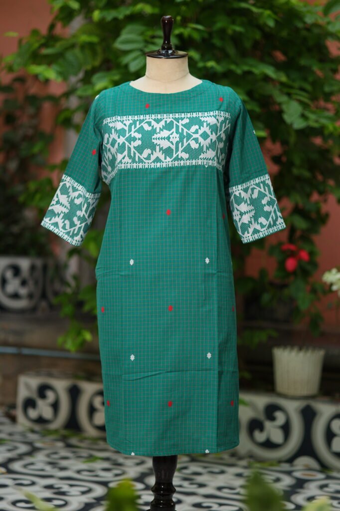 Jamdani Border One Piece