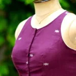 Jamdani Rozer Cut - purple