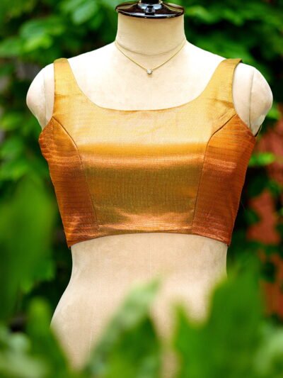 Metallic Raga Round Neck - golden