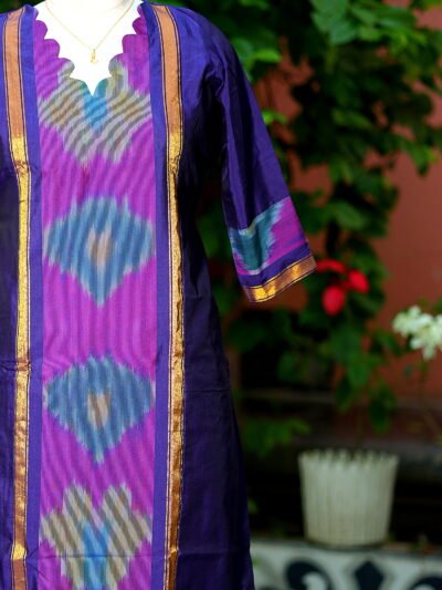 Pochampally Kurti - purple