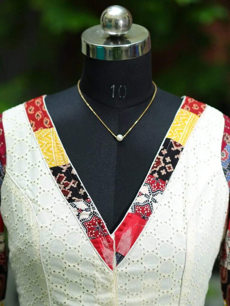 Baisakhi Edit – Blouse in Off white | Tilattama