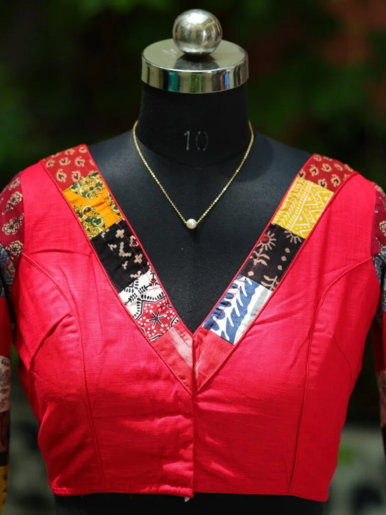 Baisakhi Edit – Blouse in Red | Tilattama