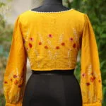 balloon Puff Emb. - mustard