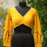 balloon Puff Emb. - mustard