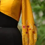 balloon Puff Emb. - mustard