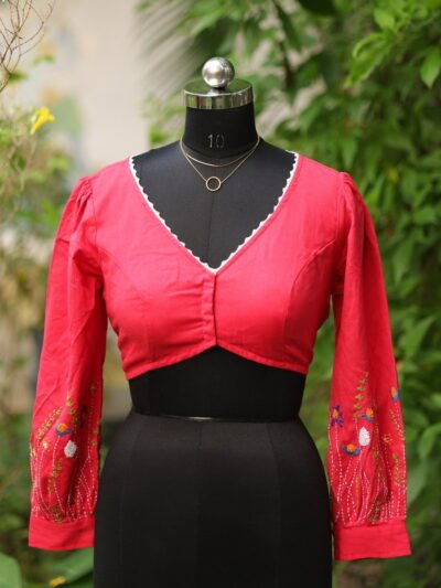 balloon Puff Emb. - red