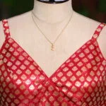 Banarasi Noodles – Blouse in Maroon | Tilattama