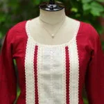 Boho Sanjh – Kurti in Maroon | Tilattama
