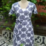 Canvas Curve – Kurti in white, front view | Tilattama