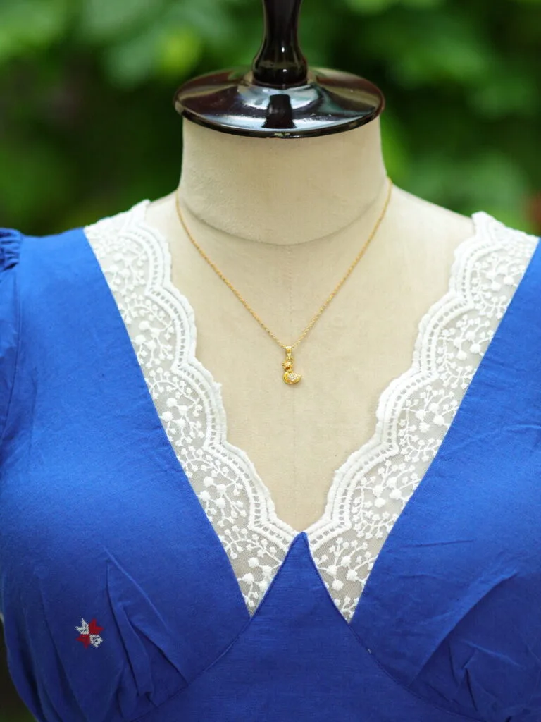 Chandrahar Jamdani Pro – Blouse in Royal Blue | Tilattama