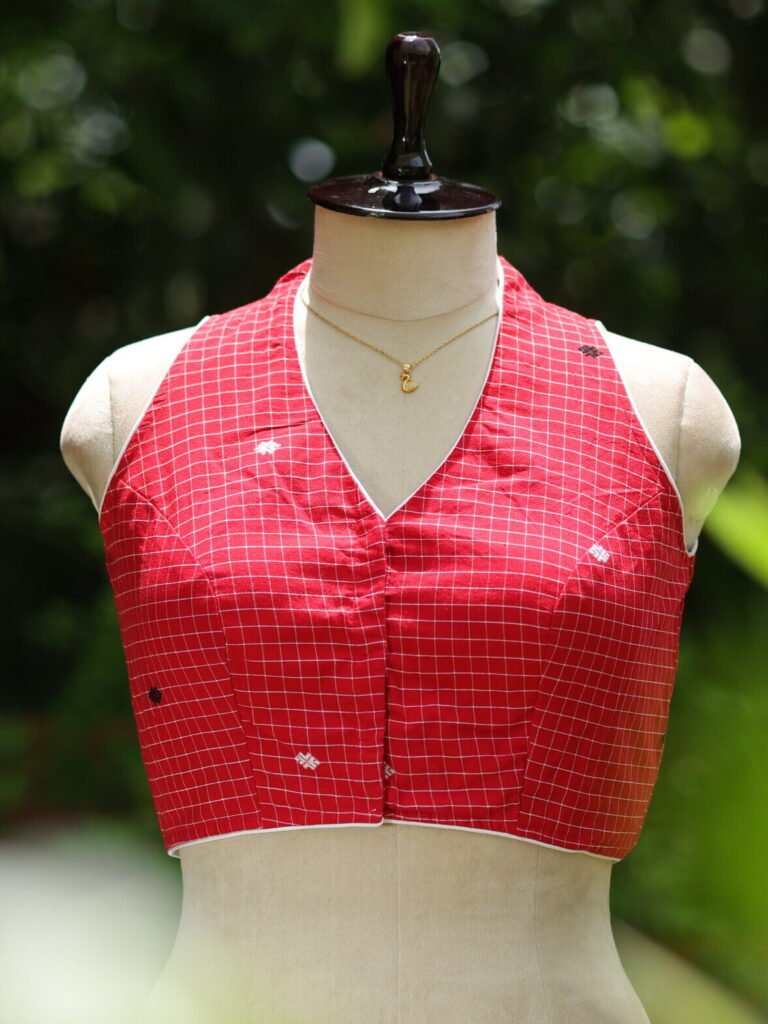 Check Jamdani Celeb Halter