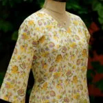 cotton Kurta – Kurti in Cream | Tilattama