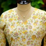 cotton Kurta – Kurti in Cream | Tilattama