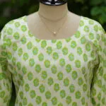 cotton Kurta – Kurti in Neon green | Tilattama