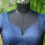 Denim sabyasachi G/S – Blouse in dark blue | Tilattama