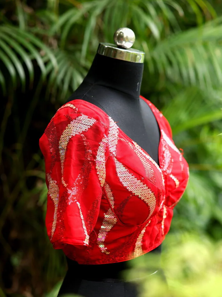Designer Sequin - red