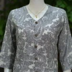 Digital Waist Coat Co ord set – Kurti in black & white | Tilattama
