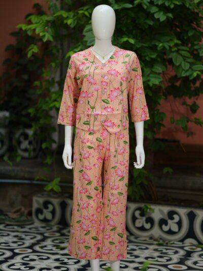 Digital Waist Coat Co ord set