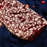 Dilruba Net - maroon