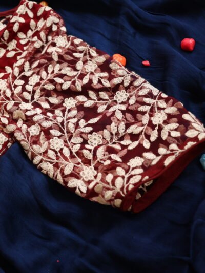 Dilruba Net - maroon