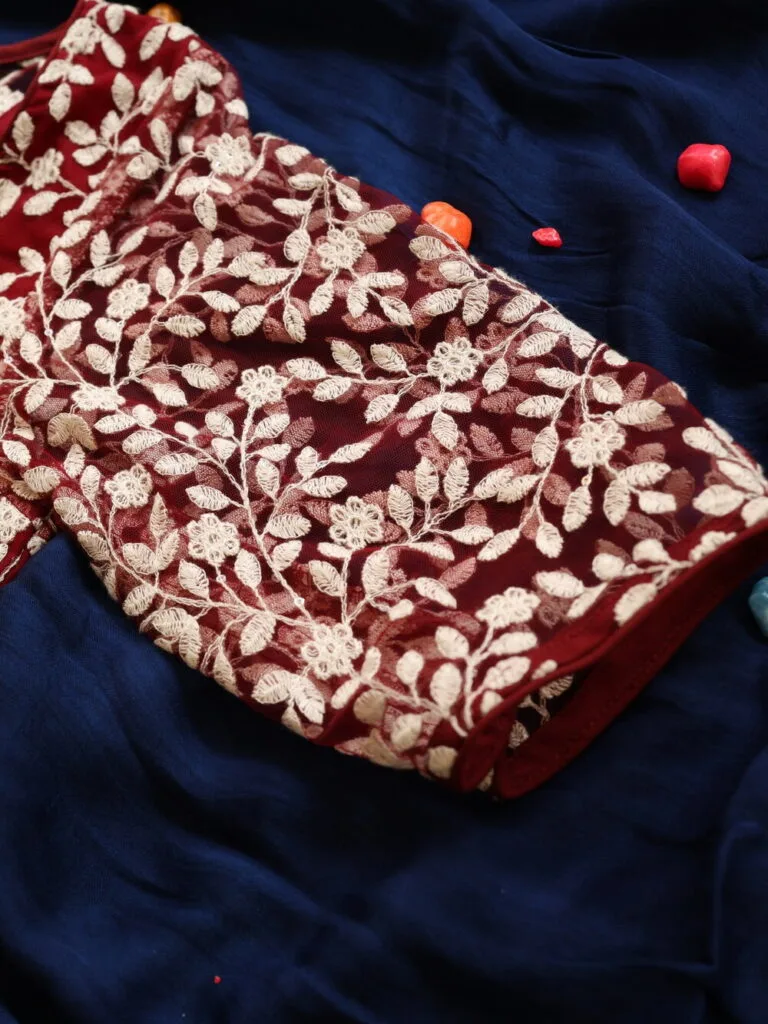Dilruba Net - maroon