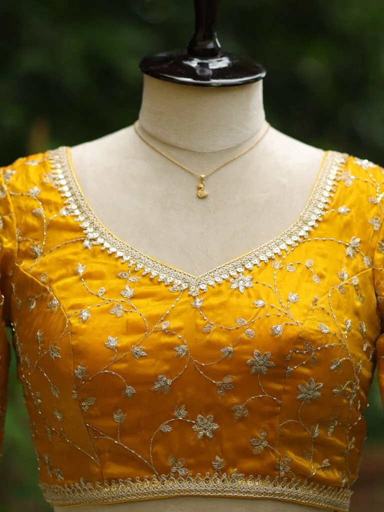 Fendi Jal – Blouse in Mustard Golden | Tilattama