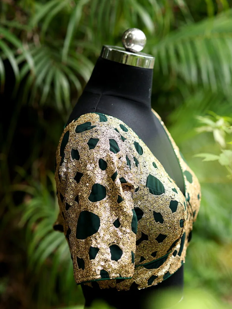 Glitter Celeb - bottle-green