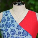 Half N Half Dabu – Kurti in Indigo | Tilattama