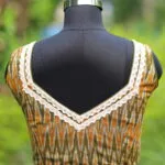 Ikkat Jewel Neck