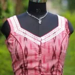 Ikkat Jewel Neck