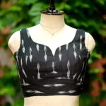 Ikkat Saby Cut - black