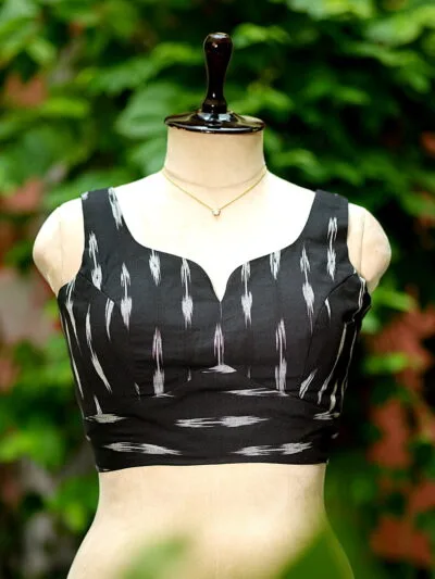 Ikkat Saby Cut - black