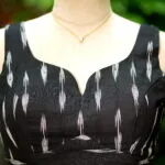 Ikkat Saby Cut - black