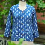 Indigo Infusion – Kurti in Indigo, front view | Tilattama
