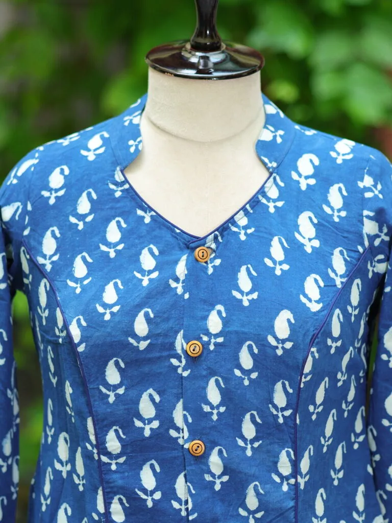 Indigo Infusion – Kurti in Indigo | Tilattama