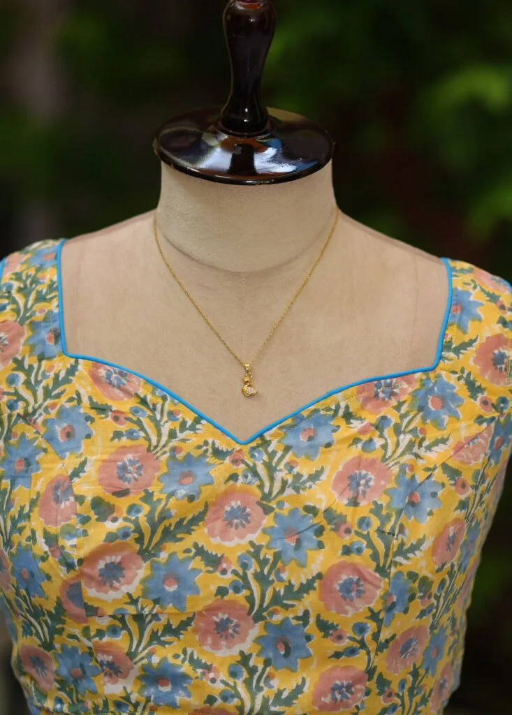 Jaipuri Jadu N/P – Blouse in Yellow | Tilattama