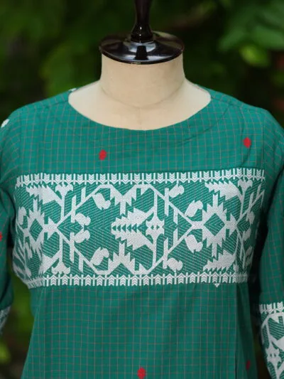 Jamdani Border One Piece