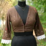 Jamdani Celeb 3/4th - brown