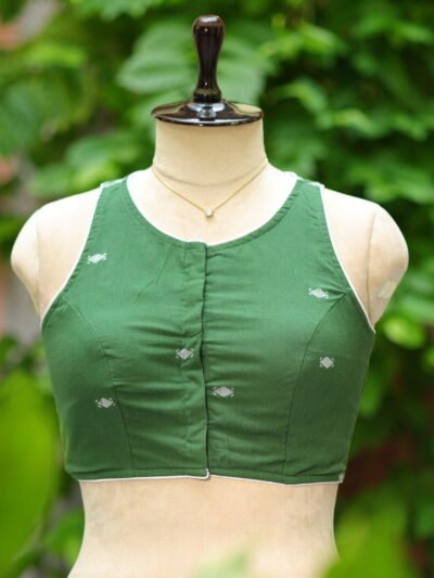 Jamdani Rozer Cut - mosh-green