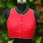 Jamdani Rozer Cut - red