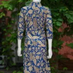 Kalamkari Kurti – Kurti in Blue, back view | Tilattama