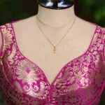 Katan Saby S/L P/D – Blouse in Purple | Tilattama
